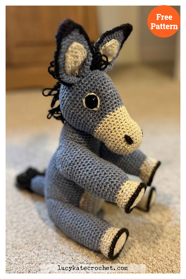 Donkey Free Crochet Pattern 