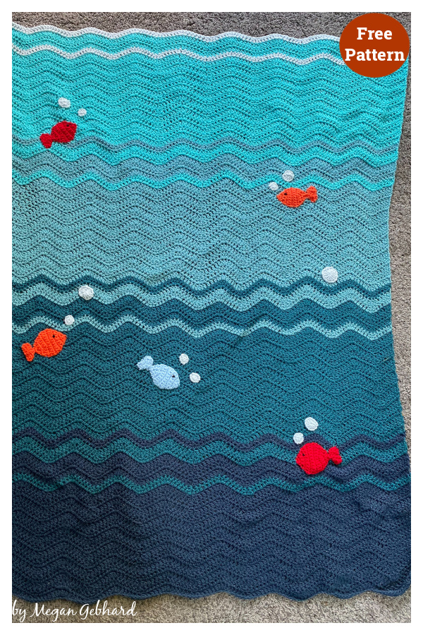 Under the Sea Afghan Free Crochet Pattern