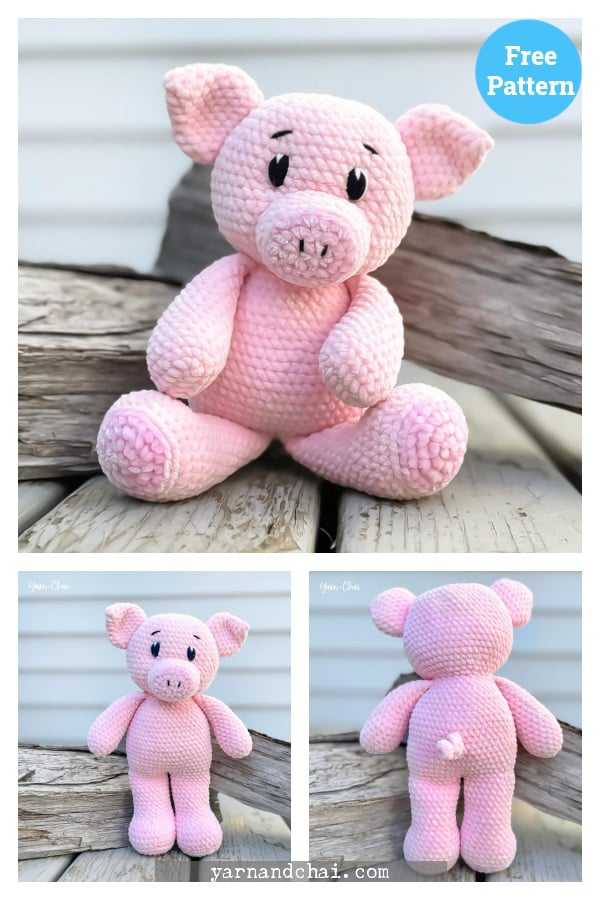 Piggy Plush Free Crochet Pattern