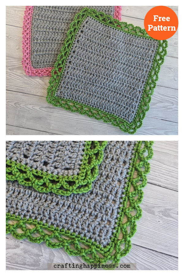 Easy Lace Border Free Crochet Pattern