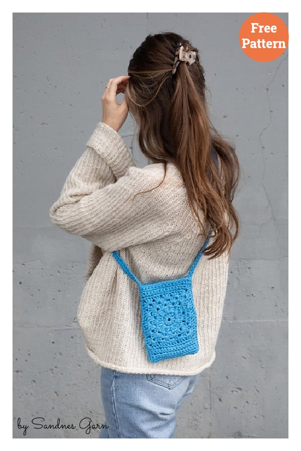 Sunny Crossover Bag Free Crochet Pattern