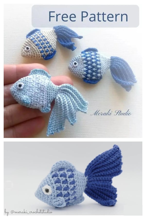 Goldfish Amigurumi Free Crochet Pattern