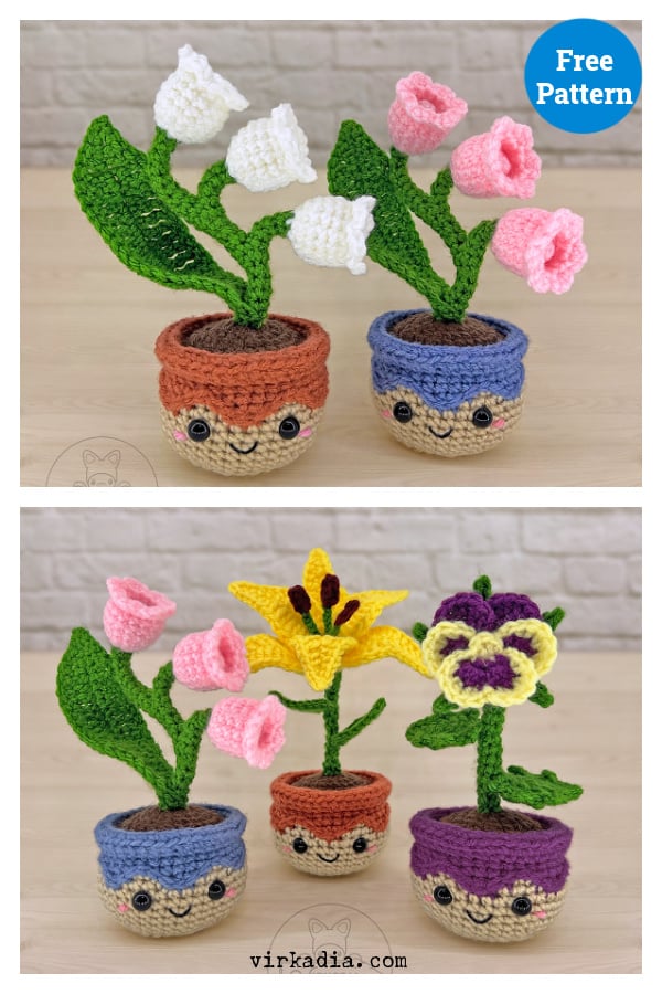 Lily of the Valley Cutie Free Crochet Pattern