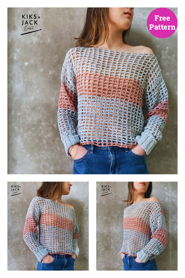 Mesh Net Top Free Crochet Pattern