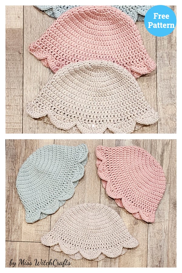 Bellflower Bucket Hat Free Crochet Pattern