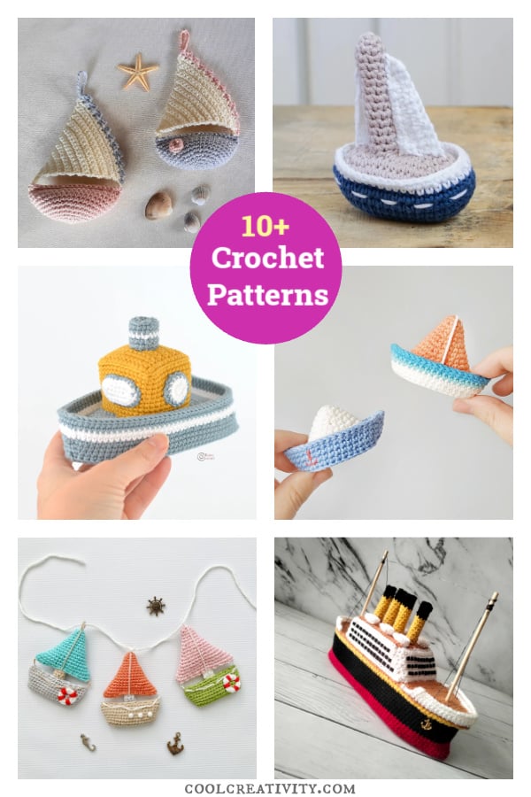 10+ Boat Amigurumi Crochet Patterns 