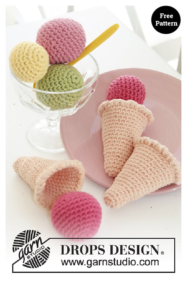 Ice Cream Parlor Free Crochet Pattern