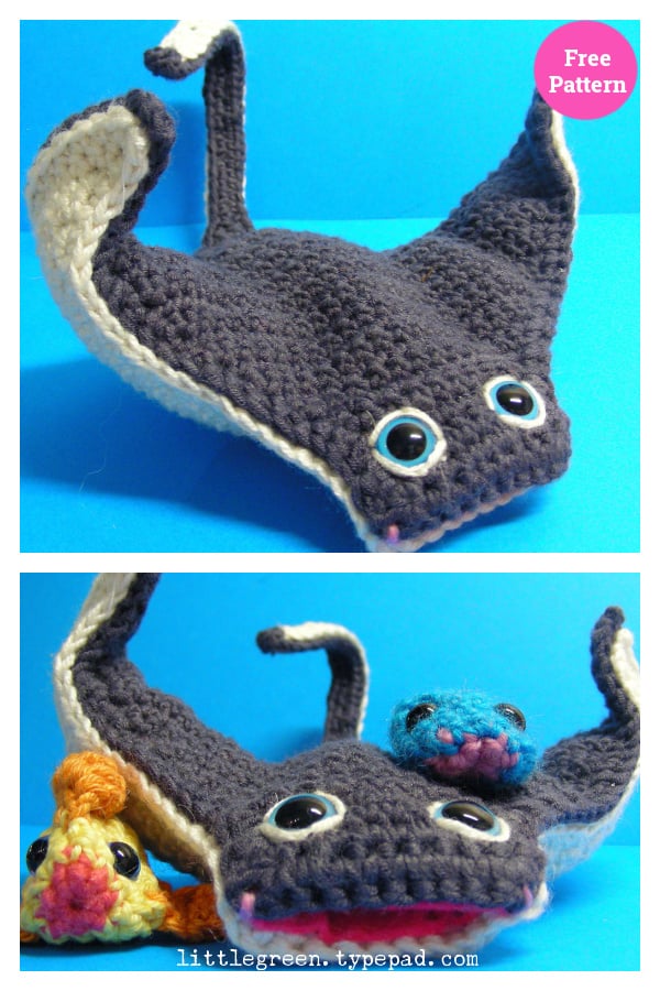 Manta Ray Free Crochet Pattern