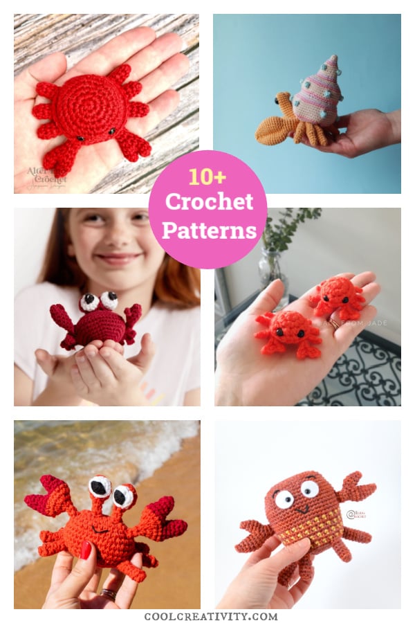 10+ Amigurumi Crab Crochet Patterns 