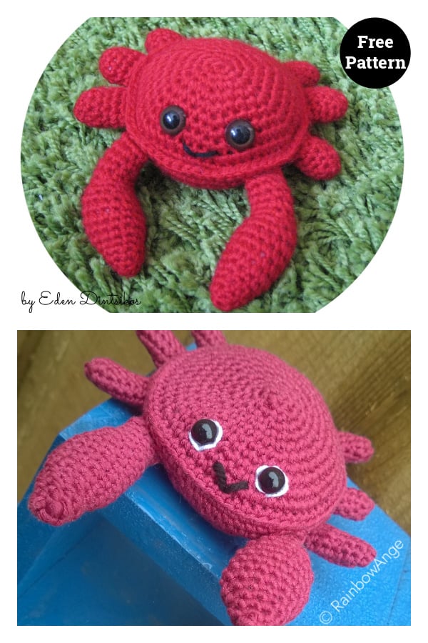 Amigurumi Crab Free Crochet Pattern