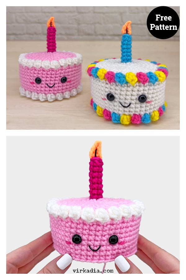 Birthday Cake Cutie Free Crochet Pattern