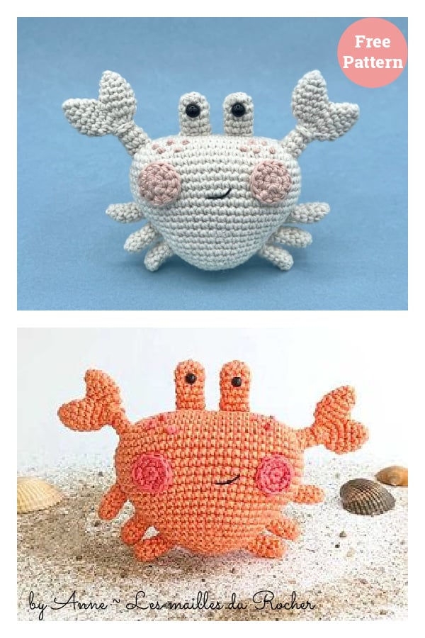 Crab Free Crochet Pattern