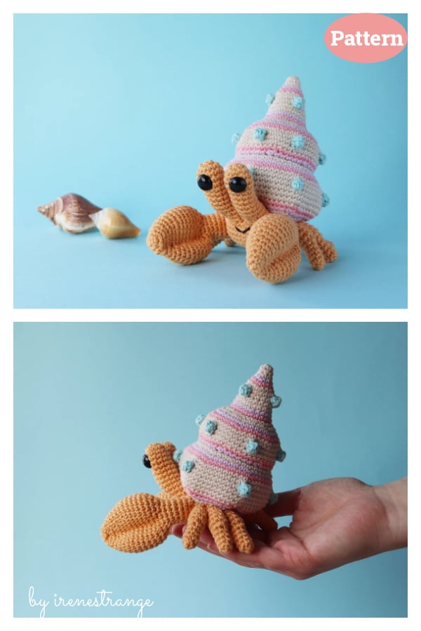 Hettie The Hermit Crab Crochet Pattern