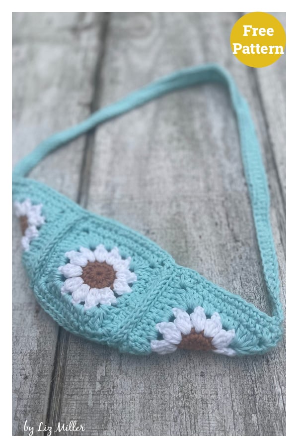 Mini Crossbody Bum Bag Free Crochet Pattern