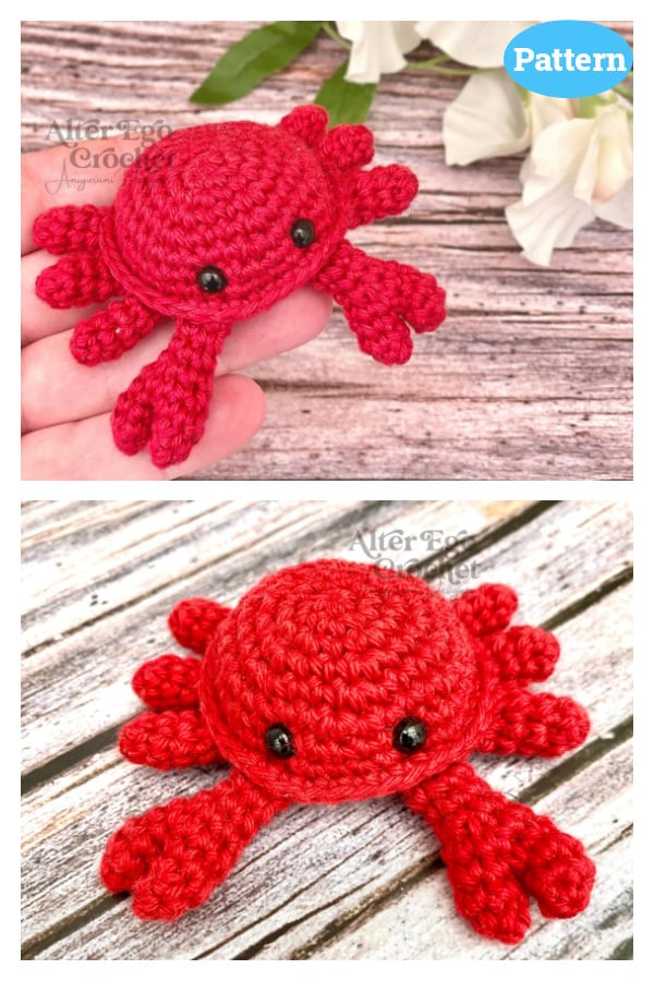 Sea Creature Amigurumi Crab Crochet Pattern