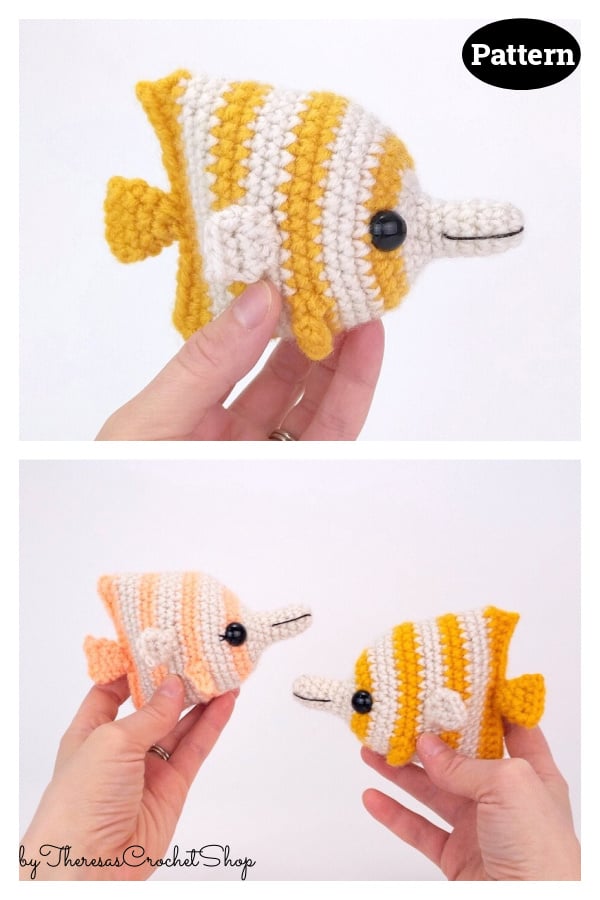 Bubbles the Butterfly Fish Crochet Pattern