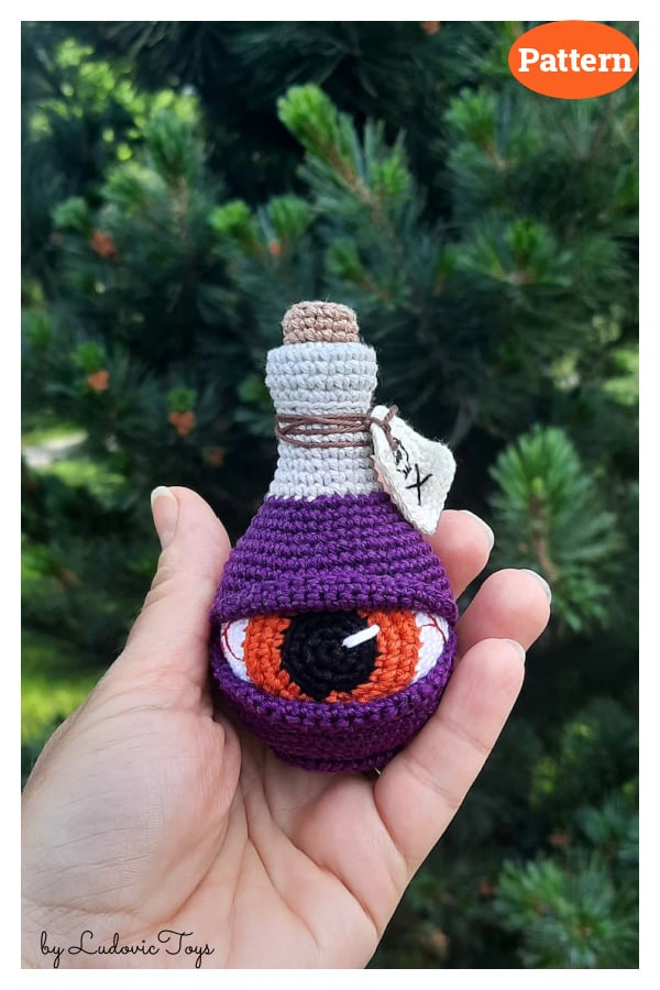 Halloween Potion Bottle Crochet Pattern