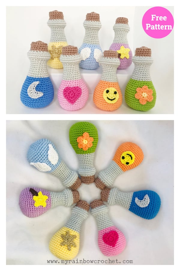 Magic potions Free Crochet Pattern