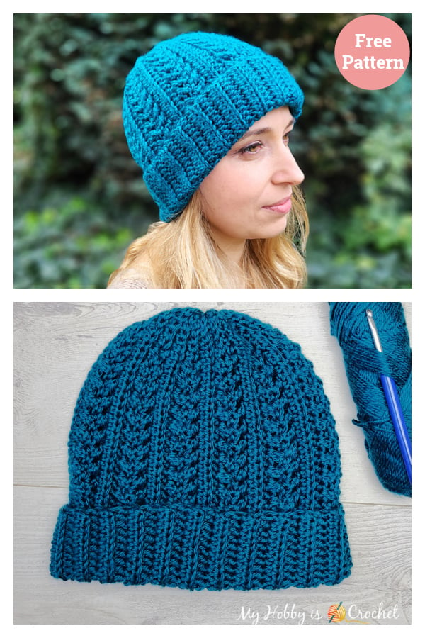 Deep Sea Beanie Hat Free Crochet Pattern