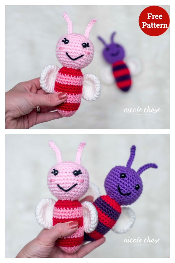 Lulu the Love Bug Free Crochet Pattern