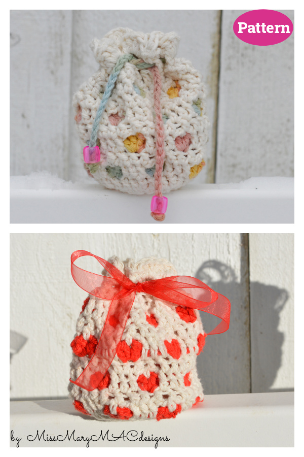 My Valentine Treat Bag Crochet Pattern