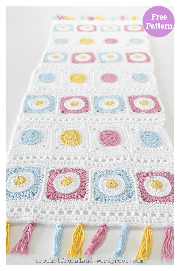 Easter Table Runner Free Crochet Pattern