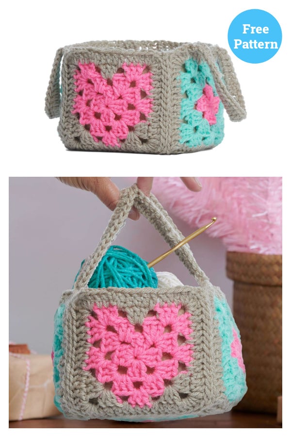 Granny's Love Basket Free Crochet Pattern