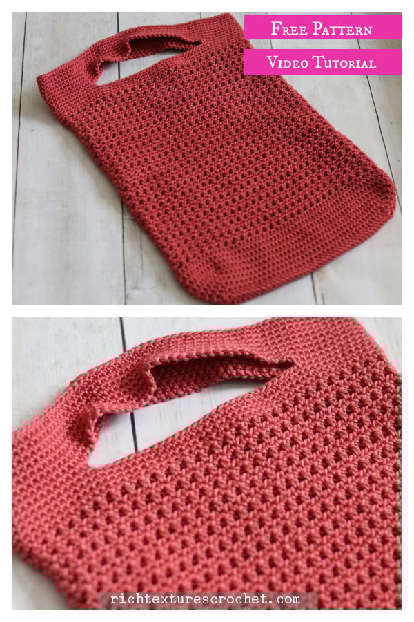 Leyburn Market Bag Free Crochet Pattern and Video Tutorial