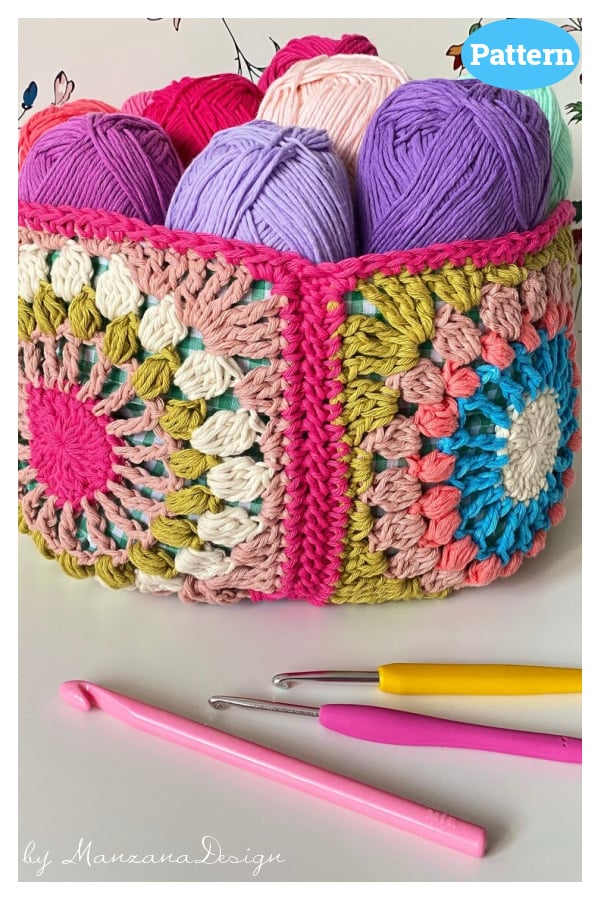 Bohemian Basket Crochet Pattern