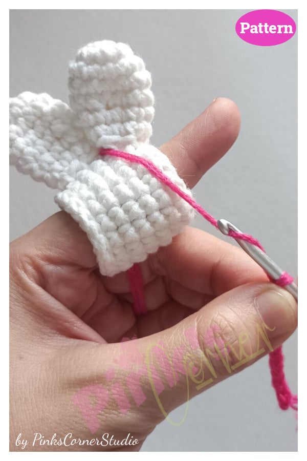 Bunny Ears Yarn Tension Ring Crochet Pattern