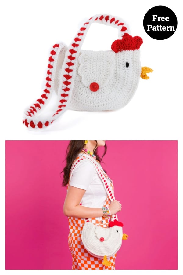 Chicken Bag Free Crochet Pattern