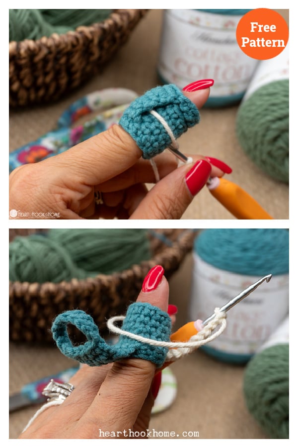 Finger Cuff Yarn Guide Free Crochet Pattern