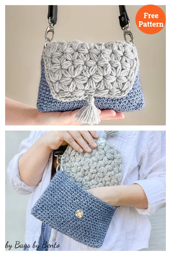 Forever in Blue Jeans Bag Free Crochet Pattern