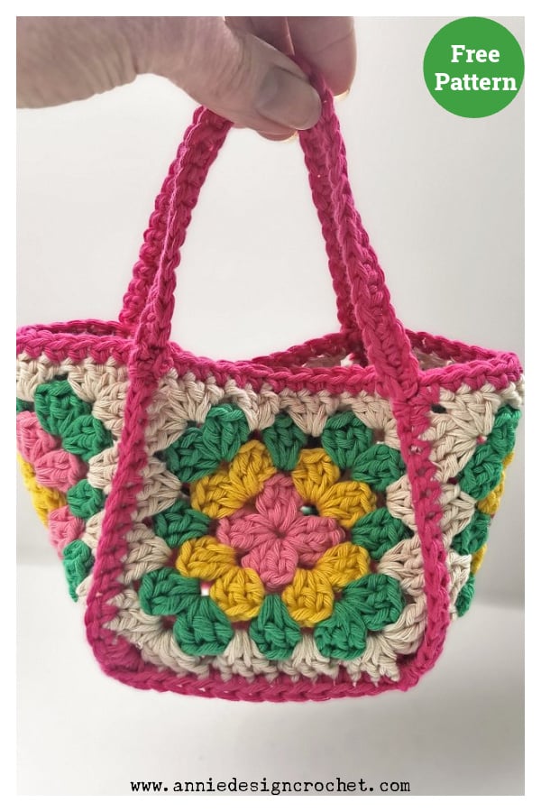 Granny Easter Basket Free Crochet Pattern