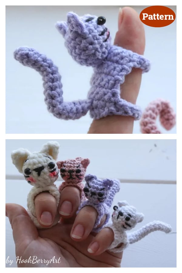 Mini Cat Amigurumi Crochet Pattern