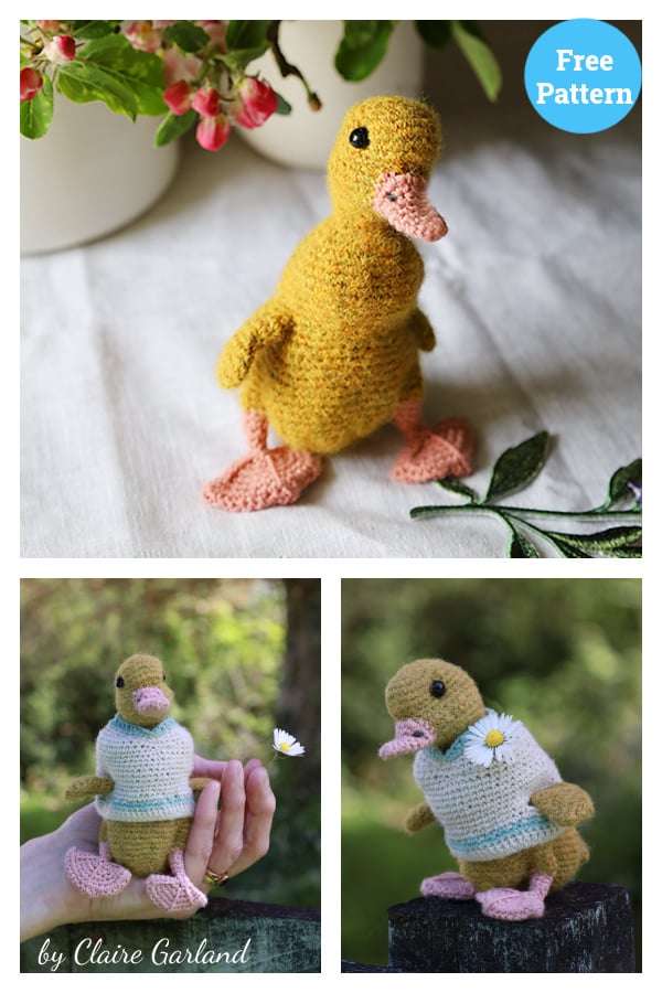 New Duckling Amigurumi Free Crochet Pattern