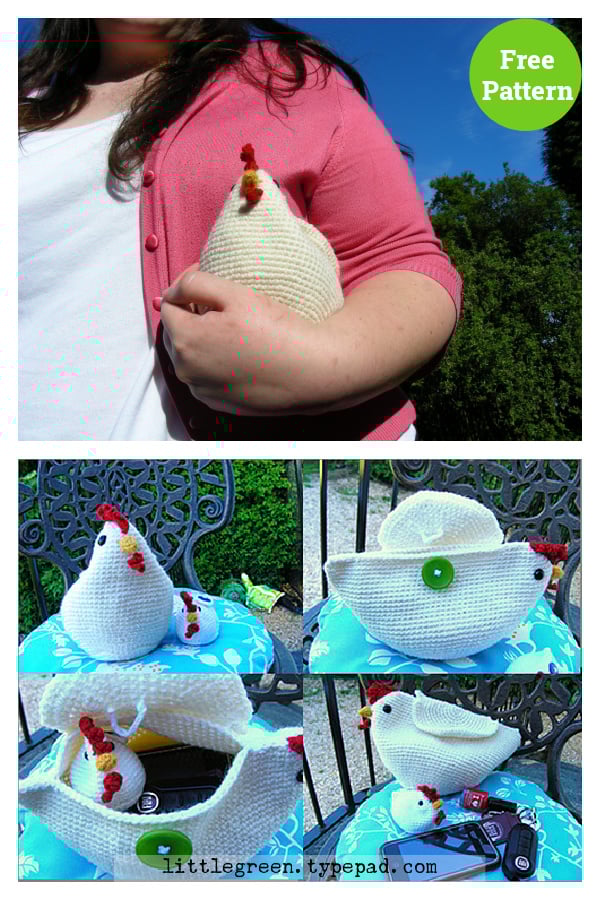 The Cluck Clutch Free Crochet Pattern