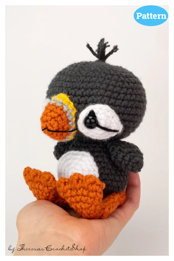Amigurumi Paavo the Puffin Crochet Pattern