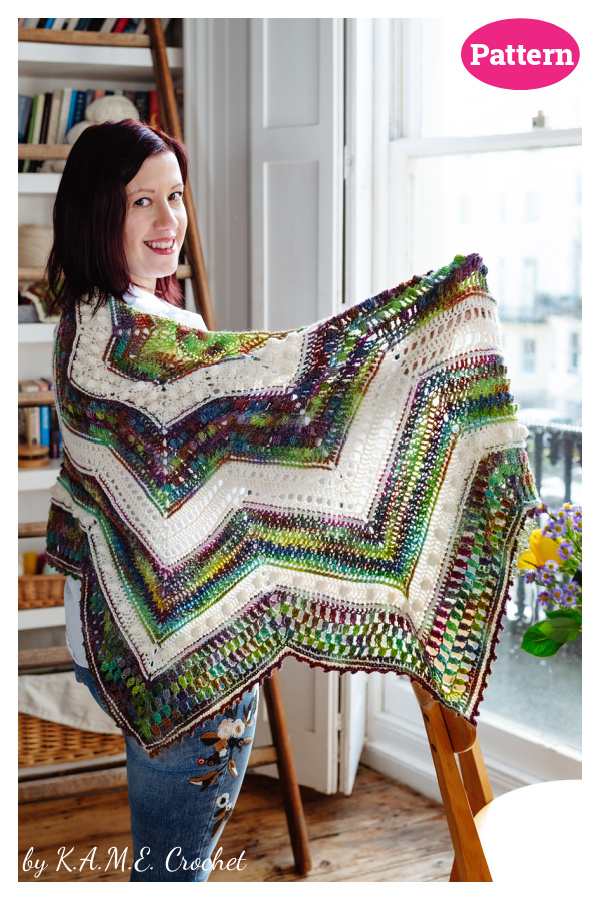 Be Your Own Star Shawl Crochet Pattern