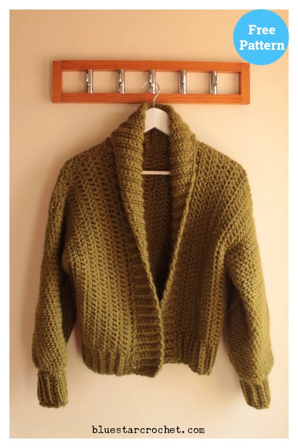 Bomber Jacket Free Crochet Pattern
