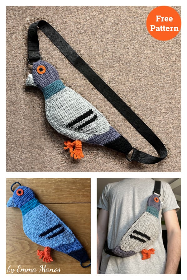 Pigeon Purse Free Crochet Pattern