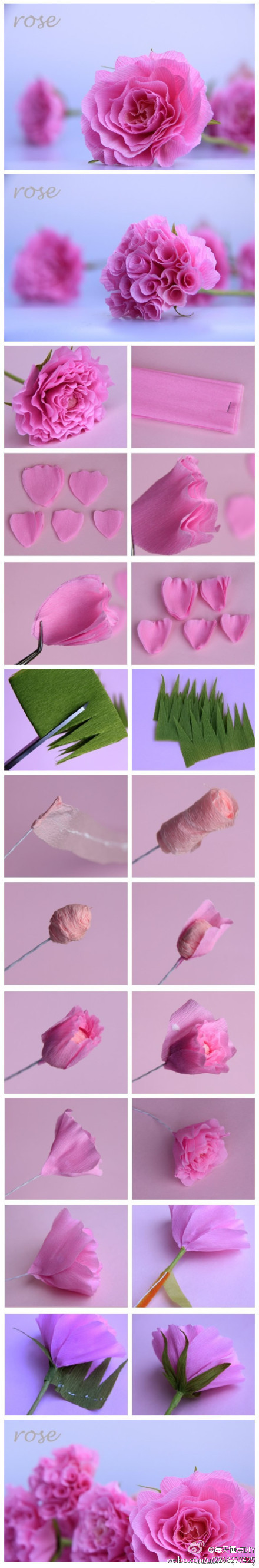 How to make Paper Rose