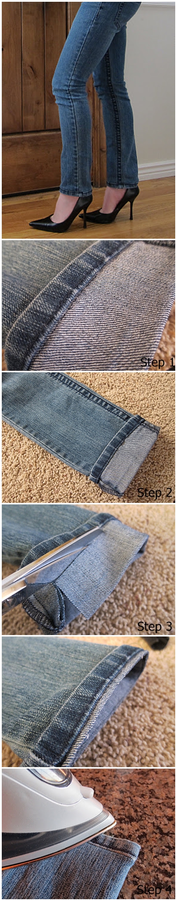 How to Hem Jeans Fast and Easy