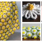 How to DIY Crochet Vintage Daisy Motif Step by Step