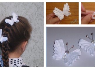 How to Make a Beautiful Ribbon Butterfly Hairpin