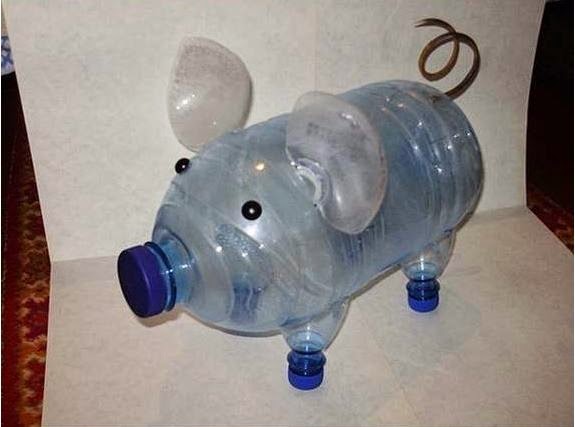  How to DIY Make Plastic Bottle Piggy Planter