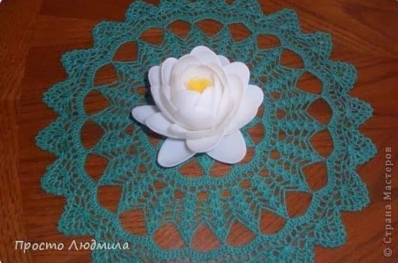 How to DIY Waterlily Flower from Plastic Spoon