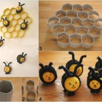 Beehive-from-Toilet-Paper-Tolls-and-Kinder-Surprise-Eggs-1