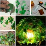 Birch-leaves-Chandelier-from-Plastic-Bottles-i