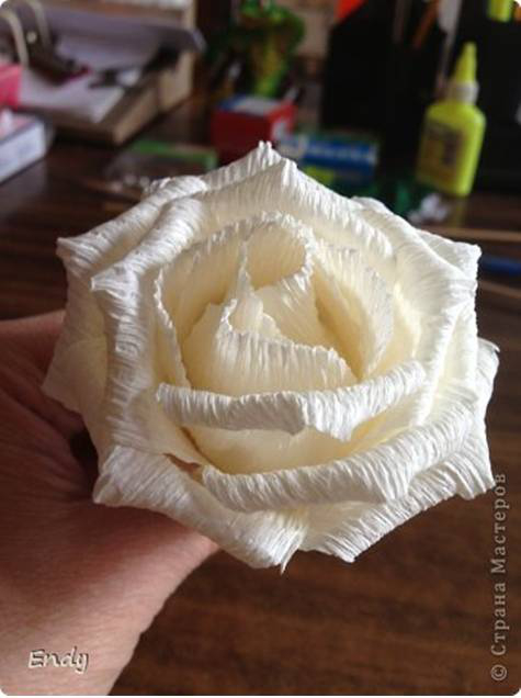 Corrugated Paper Rose